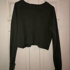 dark green brandy sweater